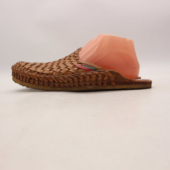 Mohinders Woven City Slipper Sandals Woman’s Size 11 In Honey And Stripes - Picture 3 of 9